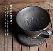 台灣河野流文京手作濾杯 - 陶瓷咖啡濾杯