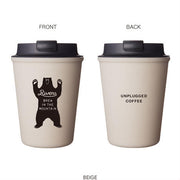 日本 RIVERS Wallmug Sleek BEAR 雙層隨行咖啡杯 Double Wall Mug